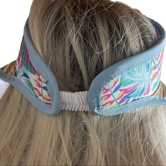 Floral print sun visor - Picture 2 of 6